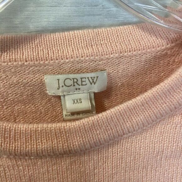 J. Crew Women's Lace Hem Knit Sweater Merino Wool Blend Pullover - Picture 6 of 6